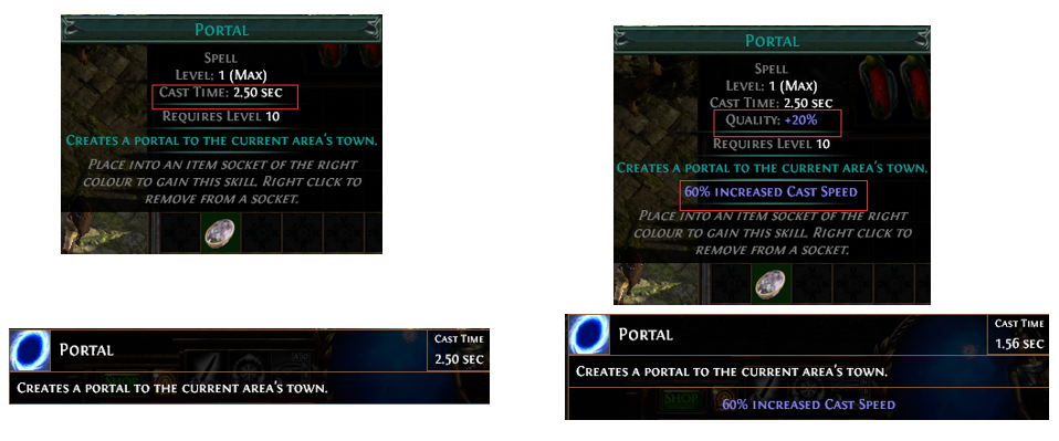 portal gem quality vaal corrupted