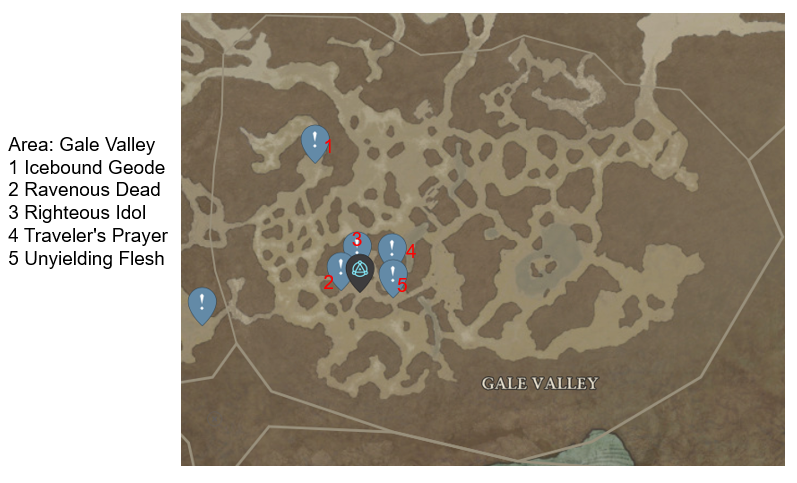 Diablo 4 Gale Valley Side Quests
