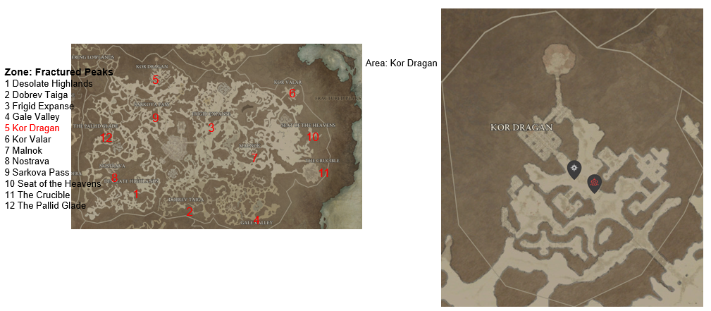 Diablo 4 Kor Dragan Areas Discovered
