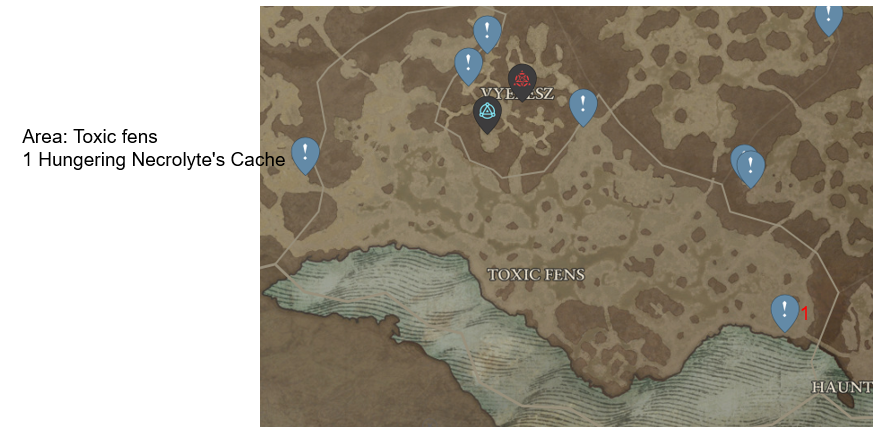 Diablo 4 Toxic fens Side Quests