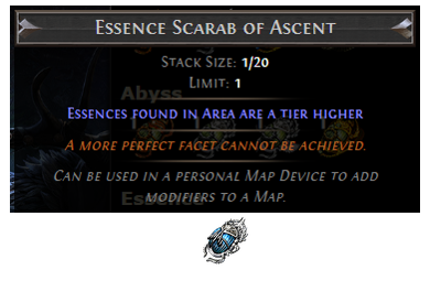 PoE Essence Scarab of Ascent