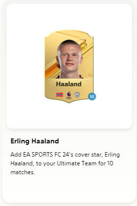 FC 24 Erling Haaland