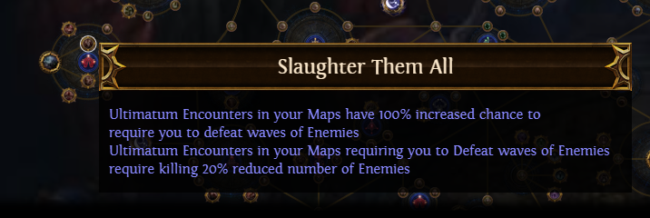 PoE Fully Complete Ultimatums in Red Tier Maps