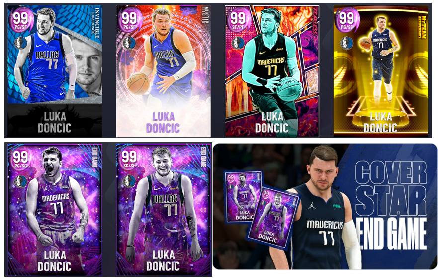 NBA 2K23  2KDB Galaxy Opal Luka Doncic (98) Complete Stats
