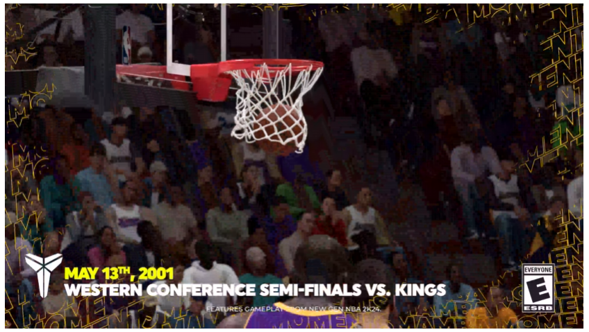 NBA 2K24 2001 Western Conference Semifinals Game 4