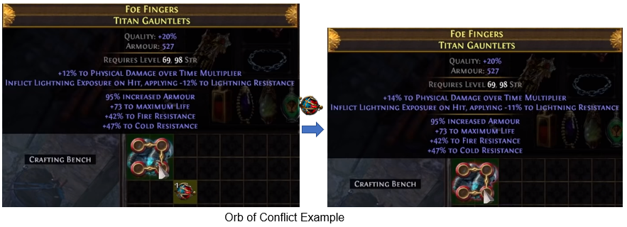 Orb of Conflict Example PoE