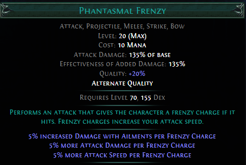 poe raise spectre frenzy charge