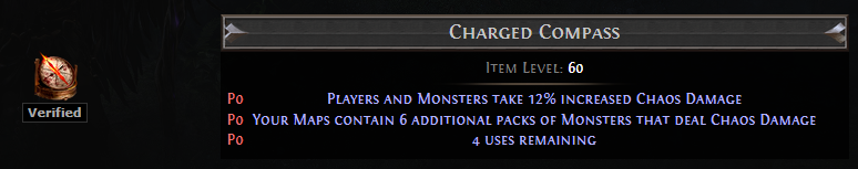 Players and Monsters take increased Chaos Damage