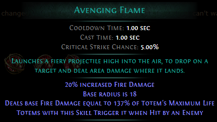 PoE Avenging Flame