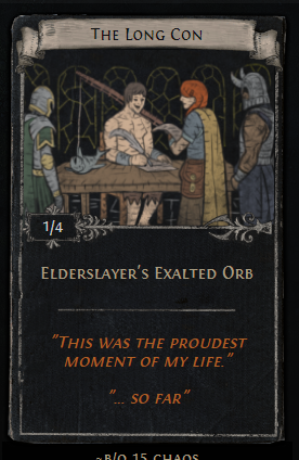 Elderslayer Exalted Orb Divination Card