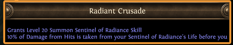 PoE Radiant Crusade