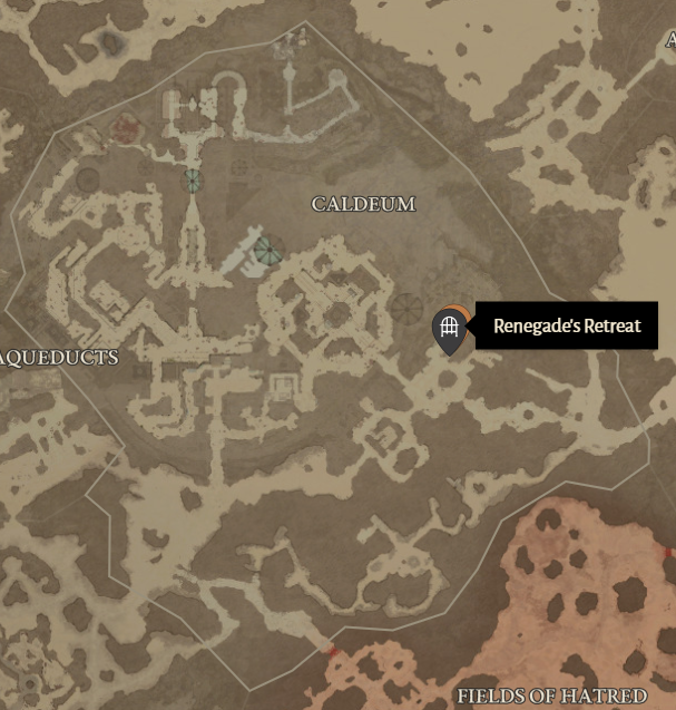 Renegade's Retreat Diablo 4 Location