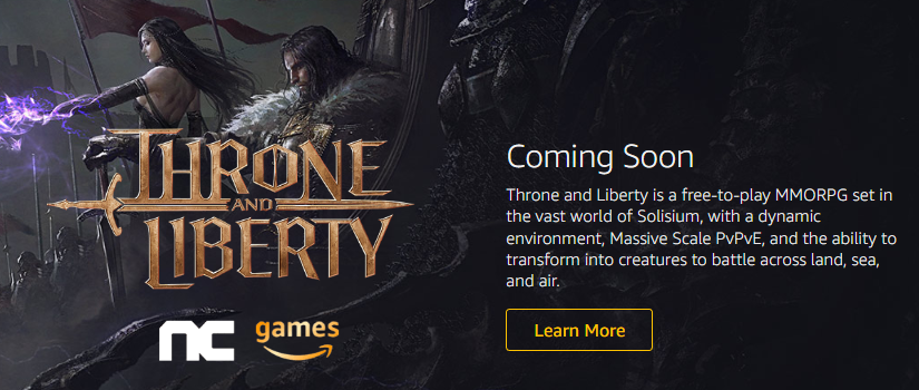 Games' Throne and Liberty will be free-to-play on Xbox and PS5