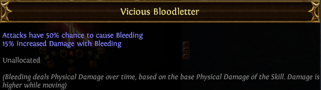 Vicious Bloodletter PoE