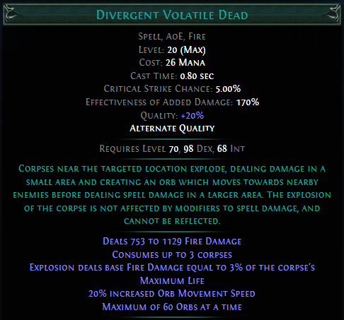 Divergent Volatile Dead PoE 3.23