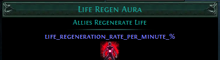 Life Regen Aura