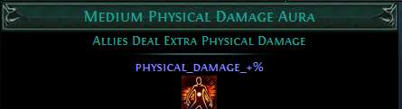 Medium Physical Damage Aura
