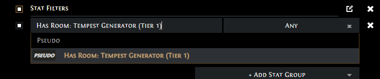 Open a Cartograhper's Strongbox while affected by a Tempest