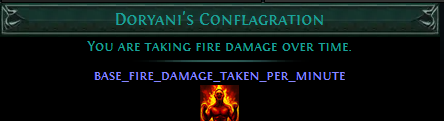 Doryani's Conflagration