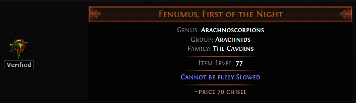 Fenumus, First of the Night