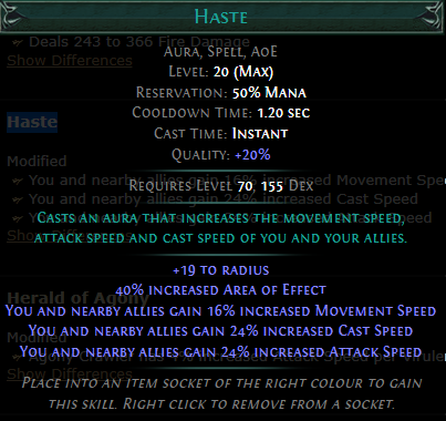 PoE Haste 3.19