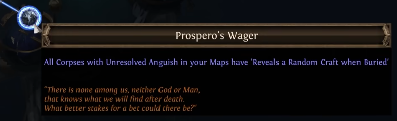PoE Prospero’s Wager