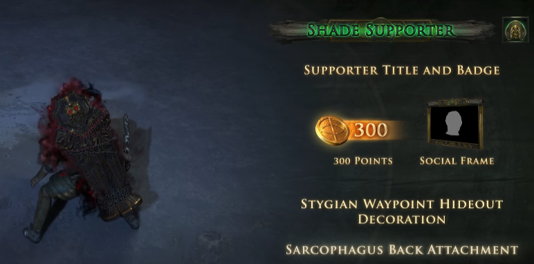 How to get Sarcophagus Back Attachment