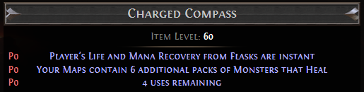 PoE Your Maps contain additional packs of Monsters that Heal